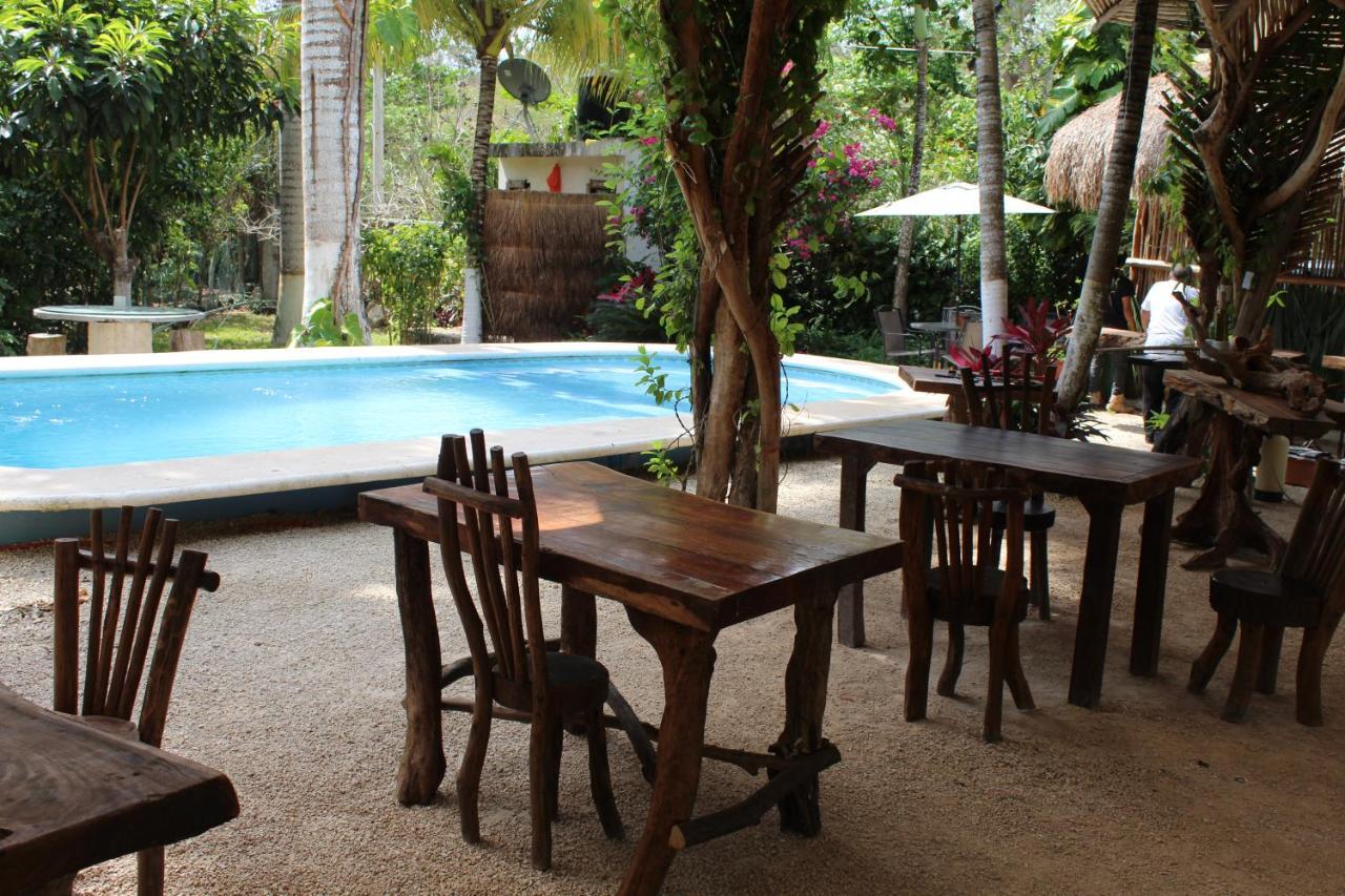 Cabanas La Alborada Villa Tulum Exteriör bild