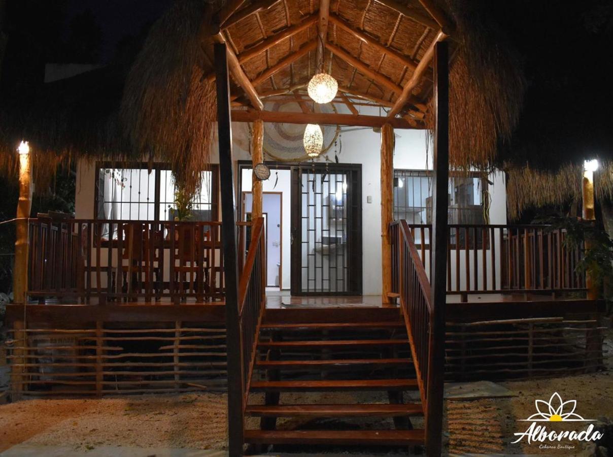 Cabanas La Alborada Villa Tulum Exteriör bild